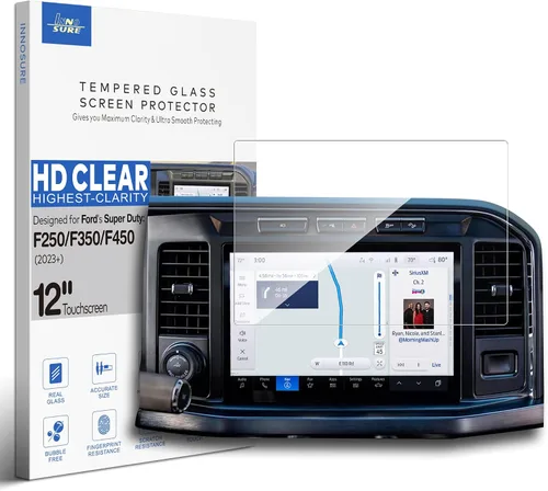 Miniatura 8 de [Antideslumbrante] Protector de pantalla de vidrio templado para Ford F-150 (2021-2025), F-150 Lightning (2022-2025), Expedition (2022-2024)
