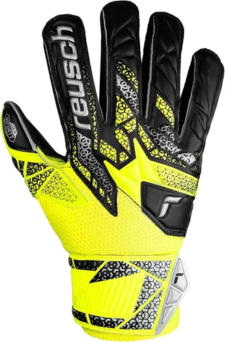 Miniatura 2 de Reusch Attrakt Starter - Guantes sólidos para portero juvenil, transpirables, duraderos, para césped artificial y superficies duras, juveniles