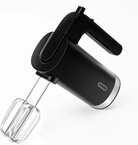 Batidora de Mano Inalámbrica, Batidoras de Mano Eléctricas Recargables de 3 Velocidades, Cable de Carga Tipo C, Batidor de Doble Cabezal para Batir