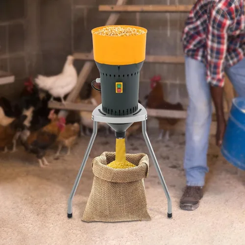 Miniatura 2 de YIYIBYUS Molinillo de grano de 110 V, molinillo eléctrico de maíz, molinillo de cereales secos para granos secos/deshidratados, especias, arroz