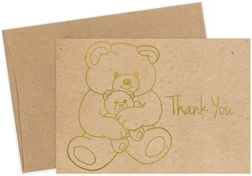 Miniatura 2 de Cosco Tarjeta de agradecimiento de oso de peluche