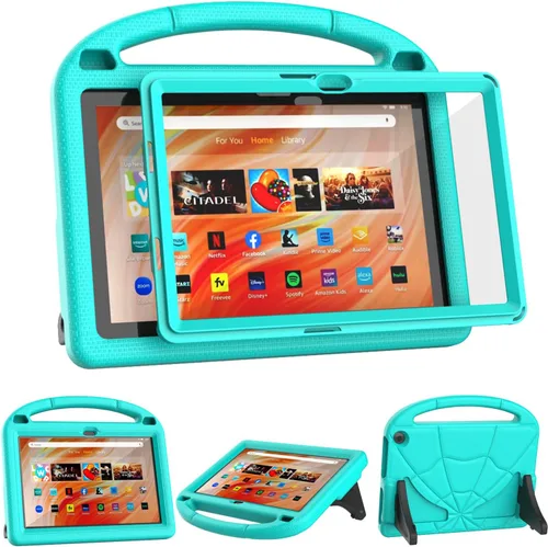 Kids Tablet Case for 10Tablets, Not for Onn TCL 10.1inch Tablets,Patamiyar Lightweight Shockproof Kids Case with Screen Protector Handle Stand