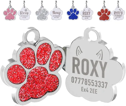 Miniatura 19 de Etiquetas para perros personalizadas para mascotas, etiqueta para perro, etiquetas para gato, etiquetas de nombre de perro personalizadas, etiquetas