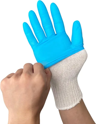 Miniatura 9 de Evridwear Guantes de Trabajo de Algodón de Punto de Hilo de Trabajo Ligero Forro de Guantes para Barbacoa para Cocinar al Aire Libre, Pintura