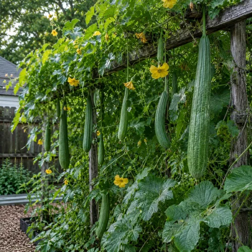 Miniatura 2 de TKE Farms & Gardens - Semillas de calabaza Luffa para plantar, más de 30 semillas de lufa no transgénicas, cultivar esponjas naturales o cosechar