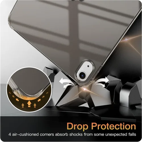 Miniatura 4 de Funda transparente TiMOVO para iPad (A16) de 11.ª generación de 11 pulgadas 2025, funda para iPad de 10.ª generación de 10.9 pulgadas 2022, cubierta