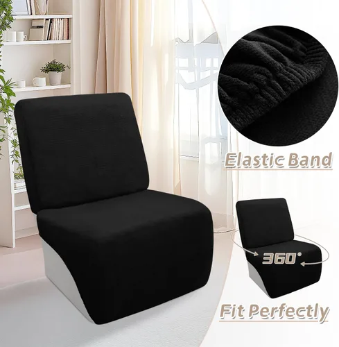 Miniatura 116 de Arfntevss Fundas de sofá seccional reclinable de terciopelo, Funda de sofá seccional de esquina para sofá reclinable, Funda elástica suave