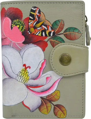 Miniatura 9 de Anna by Anuschka Cartera de mujer pintada a mano de cuero genuino para mujer
