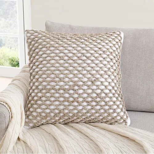 Miniatura 40 de Boho Living Jada Cojín Decorativo, Incluye Acento, Diseño Tejido Premium, Decoración de Sala de Estar, (1) Funda de Cojín de 20" x 20" con Relleno