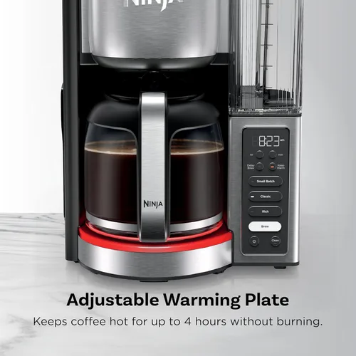Miniatura 12 de Ninja Fresh Brew™ Cafetera de goteo Jarra de vidrio programable de 14 tazas, preparación clásica y rica, depósito de agua removible de 70 oz