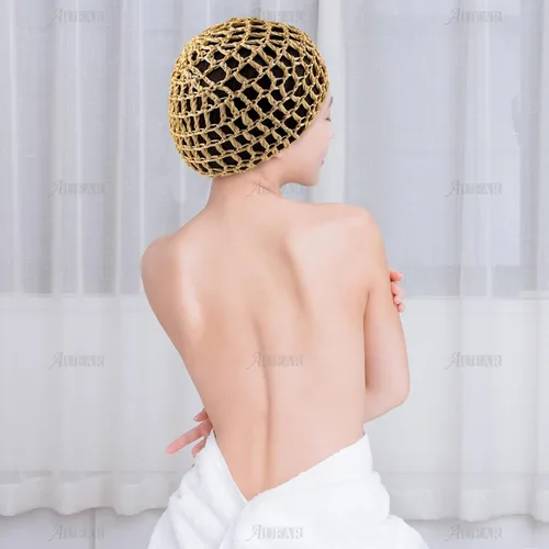 Miniatura 2 de AUEAR, Redes para el cabello para dormir, redecilla para dormir, gorro largo y recto, peluca rizada, protector de cabeza de malla para envolver