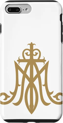Miniatura 11 de Funda católica con monograma para iPhone 15 Virgin Mary Insignia Ave Maria