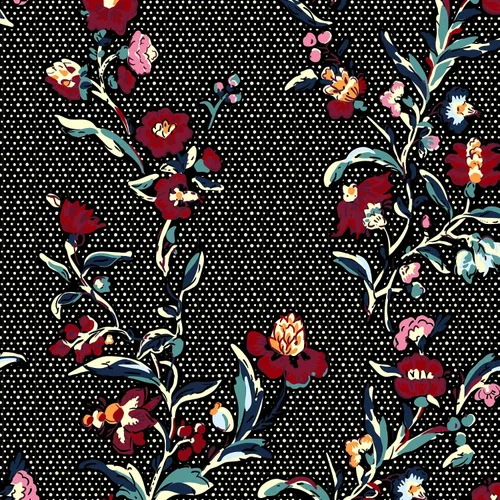 Miniatura 8 de Vera Bradley Bolsa de viaje mediana de algodón para mujer