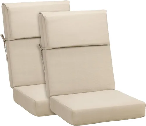 Miniatura 20 de BPS Cojín para silla mecedora de 20 x 20 pulgadas, resistente a la decoloración y al agua, cojines para sillas de patio con funda extraíble