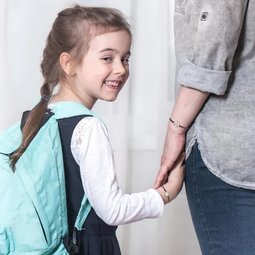 Miniatura 5 de Regalos de regreso a clases, juego de pulseras de deseos para mamá e hija, regalo para el primer día de escuela, regalo para niñas y niños