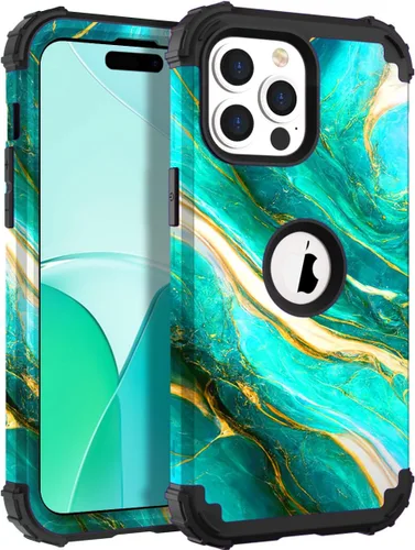 Miniatura 85 de Hocase Funda para iPhone SE 2022/2020, resistente a prueba de golpes, de plástico duro+goma de silicona, funda protectora híbrida para iPhone SE