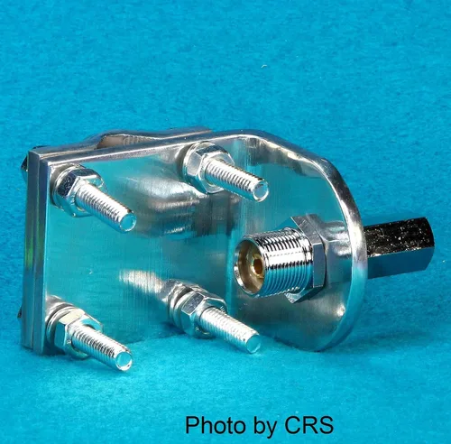 Miniatura 2 de WORKMAN RV1 CB RADIO ANTENA MONTAJE DE ESPEJO DE RANURA ÚNICA CON SO239 STUD