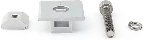 Miniatura 8 de Abrazaderas centrales de aluminio para panel solar, clips medios de montaje para panel solar, abrazadera central para panel solar, abrazadera