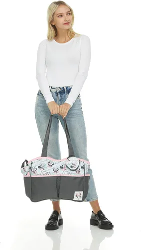 Miniatura 2 de Disney Cudlie Bolsa de pañales para mamás Bolsa de pañales de viaje grande y espaciosa para bebé niño y niña Bolsa de bebé multifuncional de 17