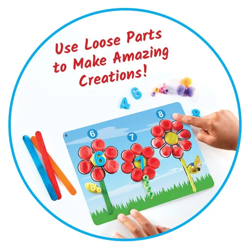 Miniatura 2 de hand2mind Kit de actividades sensoriales para contar y clasificar, piezas sueltas materiales de juego para niños, caja sensorial, cubo sensorial