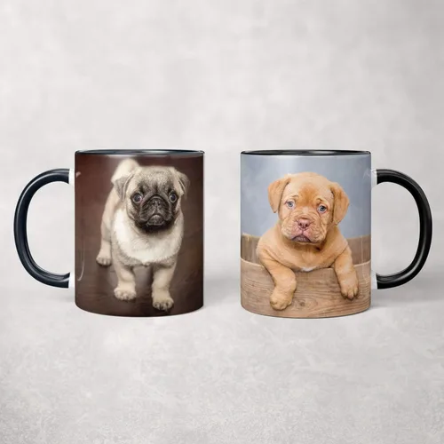 Miniatura 4 de Taza de café personalizada – Tazas personalizadas con texto en imagen, logotipo personalizado con nombre, taza de cerámica – Cumpleaños