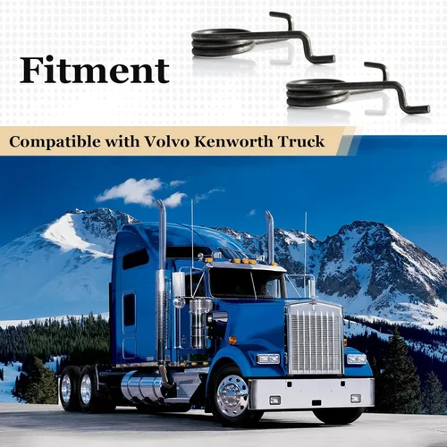 Miniatura 4 de FUSCH 2 piezas de muelle de retorno para pedal de embrague nuevo, compatible con Volvo, Kenworth, camión, Reemplazo#: 82332690