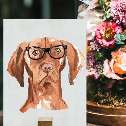 Miniatura 63 de Andaz Press Póster impreso para pared de perro, 8.5 x 11 pulgadas, Bulldog inglés con gafas negras, 1 paquete, regalo de cumpleaños de Navidad, sin