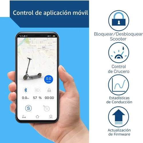 Miniatura 7 de Hiboy S2/S2 MAX Electric Scooter, 350/500W Motor, 8.5/10" Tires, 17/40.4 Miles Range E Scooter, 19 Mph Folding Commuter Electric Scooter for Adults