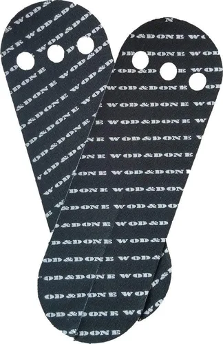 WOD&DONE sujeción de manos personalizable para hacer deporte, crossfit o gimnasia rítmica Negro