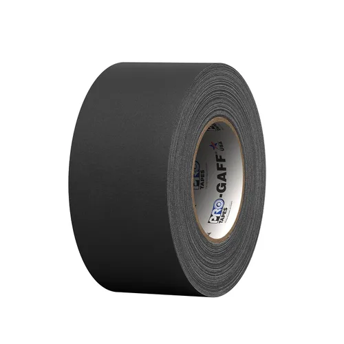 Miniatura 5 de ProTapes Pro Gaff - Cinta adhesiva de tela mate premium con adhesivo de goma, 11 mil de grosor, 55 yardas de largo, 3 in de ancho, color negro