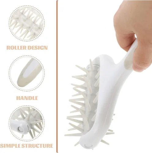 Miniatura 7 de SHERCHPRY Pizza Punch Pizza Roller Spikes Pan Hole Punch Pizza Docker Masa de pizza Galletas caseras Pasta de pizza Ruedas de aguja Roller Docker