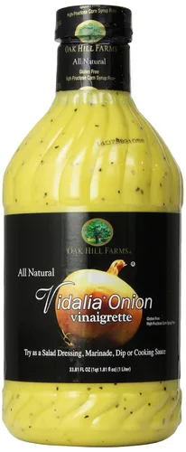 Oak Hill Farms Vidalia - Botella individual de vinagreta de cebolla, 33.8 onzas