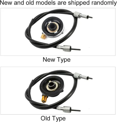 Miniatura 2 de Gy6 Tao Tao Ciclometro Velocímetro Cable 0.472 in Velocímetro Drive Gear con 39.4in 39.4 in Cable para GY6 Scooter Velocímetro Cable