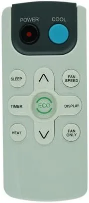 Miniatura 2 de Mando a distancia para Black+ Decker BWAC06WT BWAC08WT BWAC10WT BWAC12WT Split Aire Acondicionado