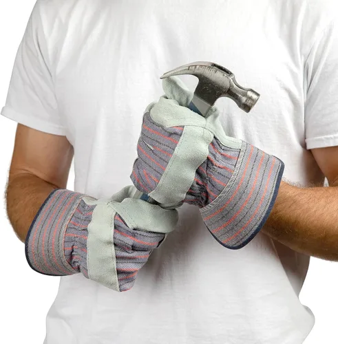 Miniatura 9 de G & F, guantes de piel con revestimiento interno de Thinsulate para invierno, tamaño extragrande, para hombre (3 pares)