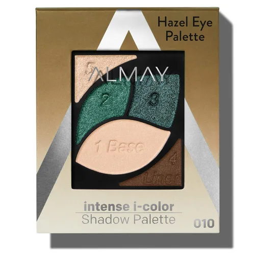 Almay Paleta de sombras de ojos, maquillaje de ojos duradero, imprimación enriquecida con vitamina E antioxidante, hipoalergénica, 030 ojos 030 Ojos