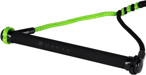 Miniatura 5 de RADAR Vapor Custom Water Ski Handle - Ergonomic Grip, 13 Inch Length, High Control Performance Design, Black/Volt Green Handle for Wakesurfing