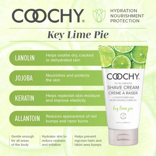 Miniatura 2 de Coochy Crema de afeitado - Loción hidratante para afeitado - Crema de afeitar íntima suave - Para área del bikini, axilas, piernas y más - Fórmula