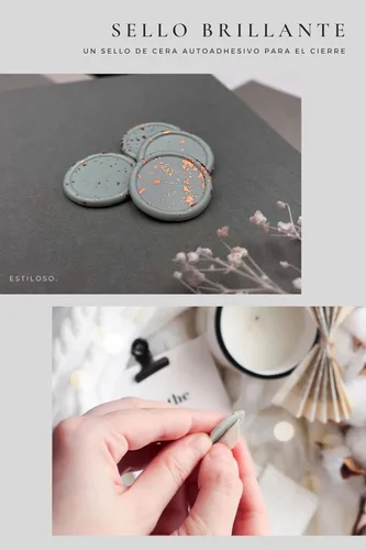 Miniatura 5 de Joli Coon Tarjeta Felicitación Boda - Feliz boda - Tarjeta boda felicitacion con sobre y un sello de cera