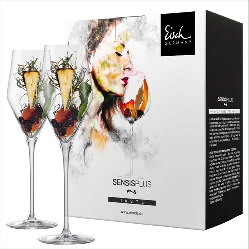 Miniatura 10 de Eisch SensisPlus - Vaso de cristal para vino blanco cielo, tecnología de aireación, sin plomo, apto para lavavajillas, juego de 2, 13.4 onzas