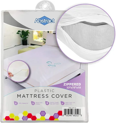 Miniatura 7 de Abstract Funda de colchón impermeable – Sábana protectora de plástico de vinilo resistente con cremallera, PVC de 3.53 oz/m², calidad duradera