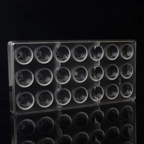 Miniatura 3 de Molde de policarbonato para chocolate, molde de caramelo de bricolaje, plástico duro transparente, utensilios de repostería, herramientas de 19315