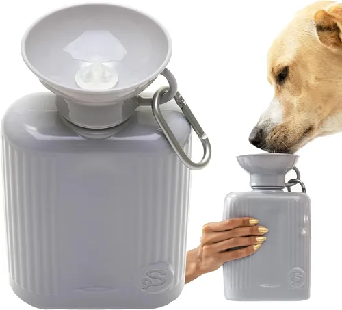 Miniatura 19 de Springer by Springland Botella de agua para perro, dispensador de botellas de agua portátil de viaje para perros, regalo para perros visto