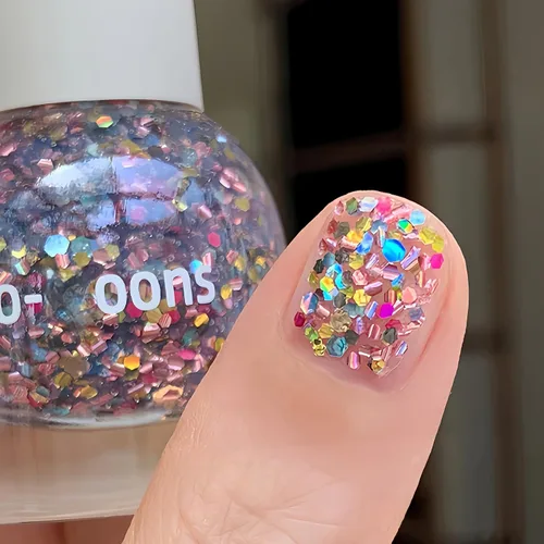 Miniatura 9 de Esmalte de uñas a base de agua Aurora verde brillante, esmalte de uñas con efecto cromado iridiscente, esmalte de uñas no tóxico para mujeres