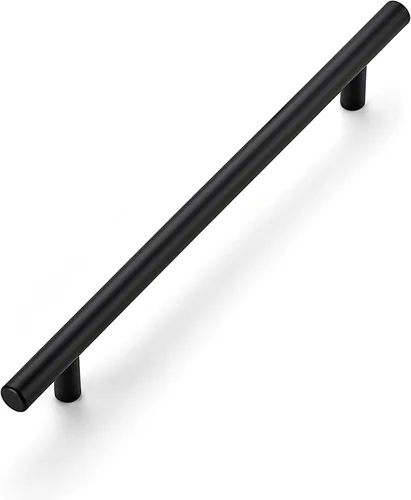 Miniatura 10 de Ravinte Manijas de gabinete de 10 pulgadas de latón cepillado para cajones, tiradores de acero inoxidable para gabinetes de cocina, tiradores