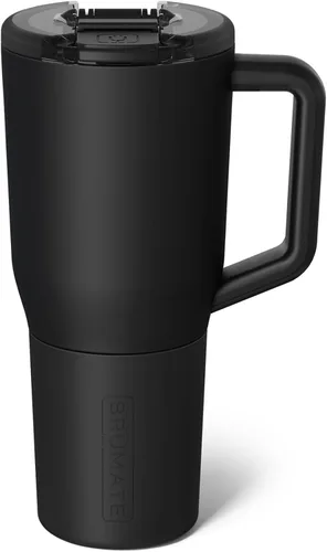 Miniatura 15 de BrüMate Müv – Taza de café térmica de 25 onzas, 100% a prueba de fugas, con asa y tapa, taza de café de acero inoxidable para viaje, taza de café