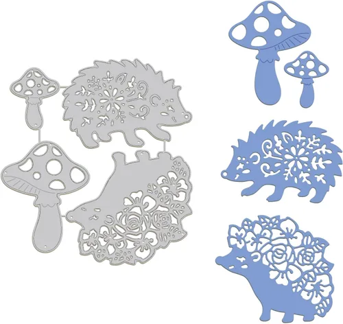 Miniatura 8 de GLOBLELAND Troqueles de corte para perros y gatos, huesos y garras, plantillas de estampado de corte de animales lindos para álbumes de recortes