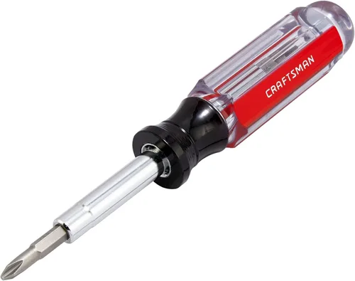 Miniatura 7 de CRAFTSMAN Juego de destornilladores multipuntas, 6 en 1, mango de acetato (CMHT66052)