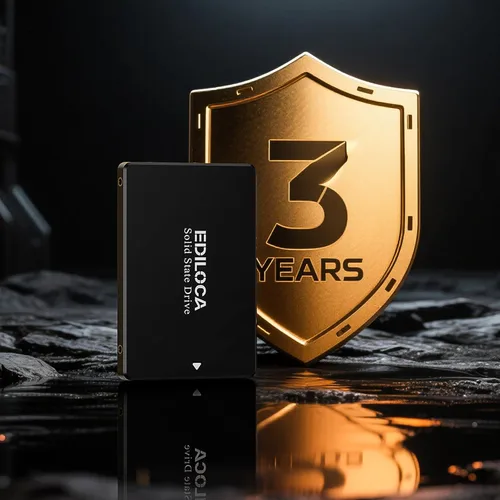 Miniatura 7 de Ediloca 128GB SSD Unidad interna de estado sólido de 2.5" SATA III 6Gb/s, velocidad de lectura de 500MB/s 3D TLC NAND, actualización de SSD SATA