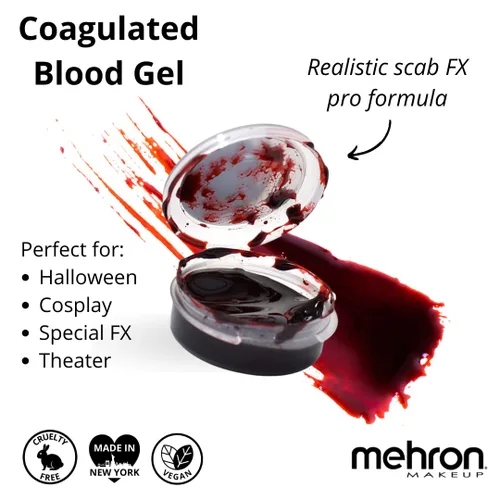 Miniatura 3 de Mehron maquillaje de sangre en Gel para efectos especiales halloween películas- .5 oz